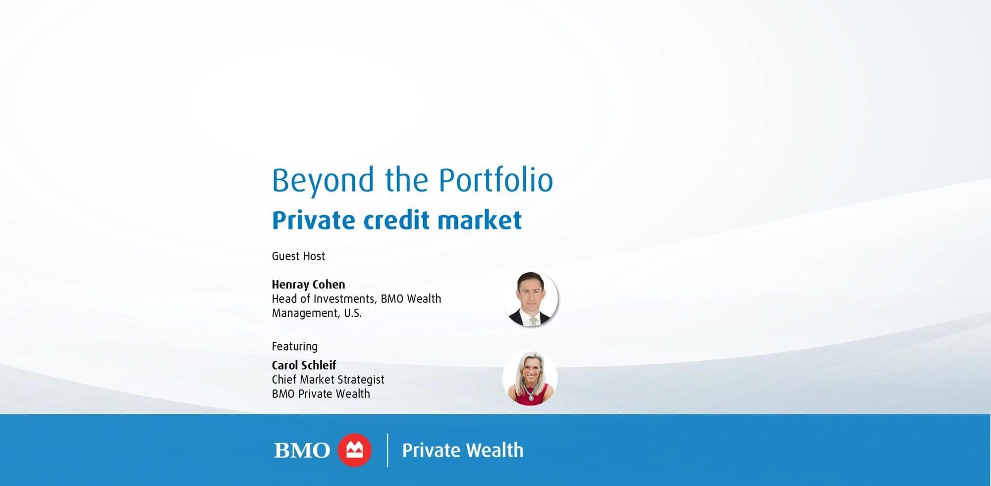 Beyond the Portfolio Podcast: Private credit market: How worried should you actually be? 