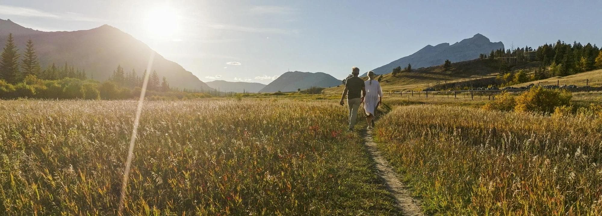 people walking in field