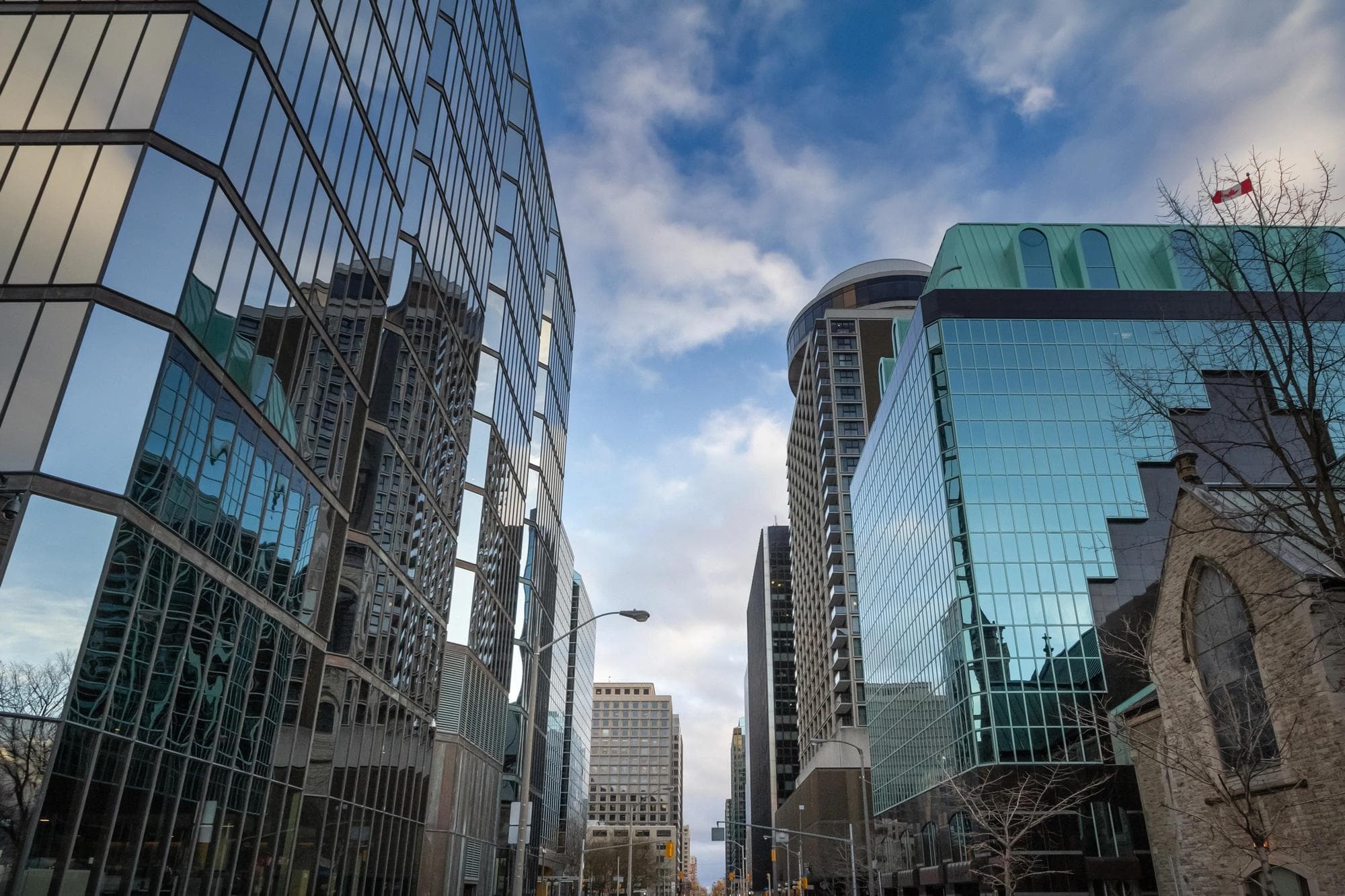 buildings in a city